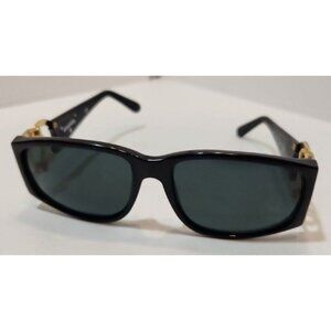 Vtg Chanel Sunglasses Coco Mark Black Tortoiseshell 02461 91235 Made in Italy